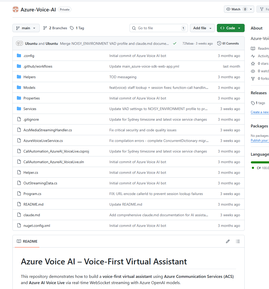 Azure Voice AI Platform