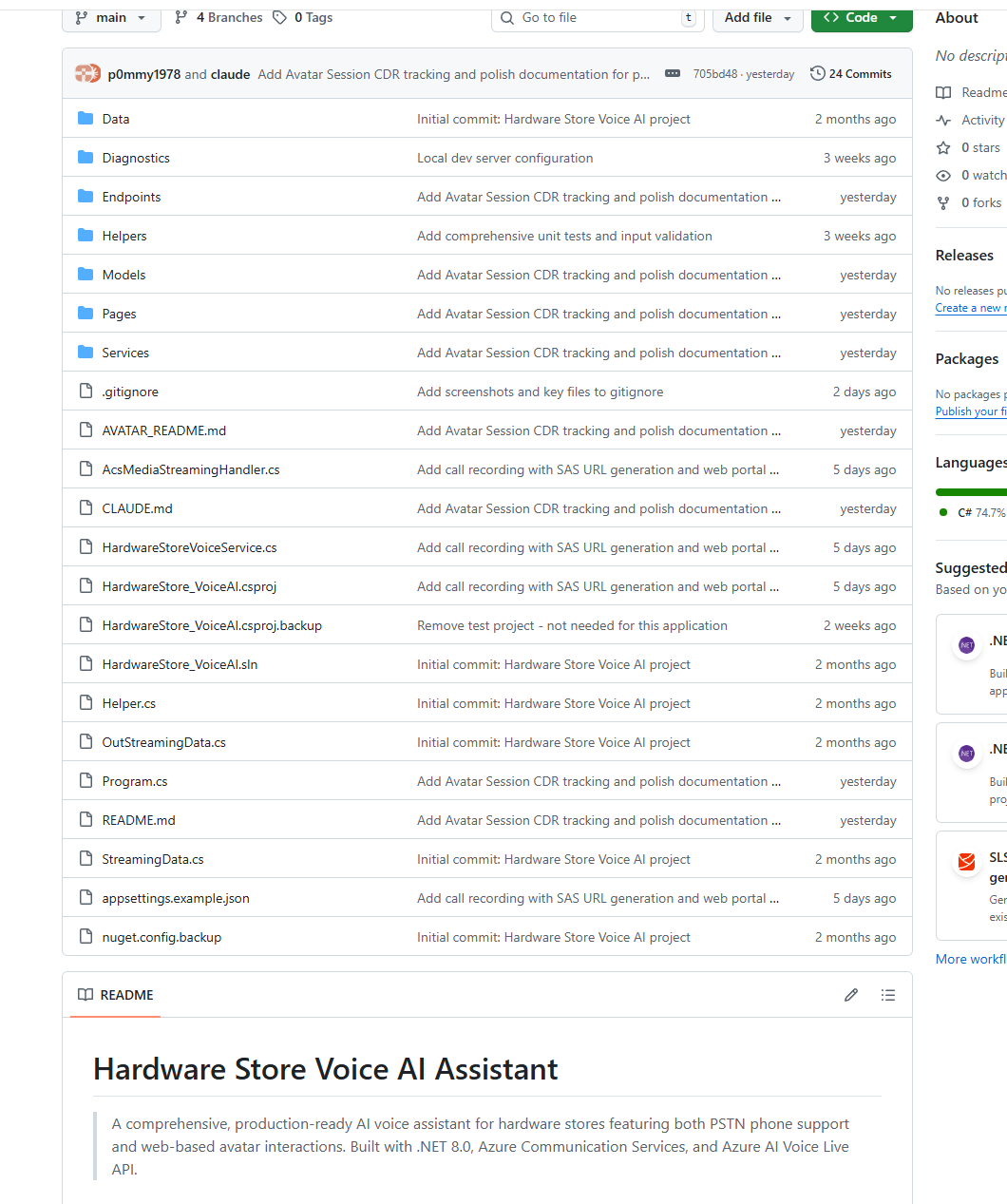 Hardware Store Voice AI Bot